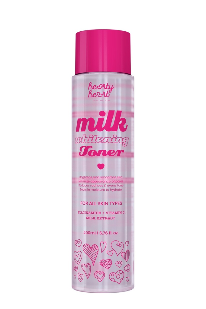 Hearty Heart Milk Whitening Toner 